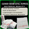 ✅SG READY STOCK [12pcs/pkt] Premium Good Morning Thick Towel 65grams size :13''x30'' / Face Cloth