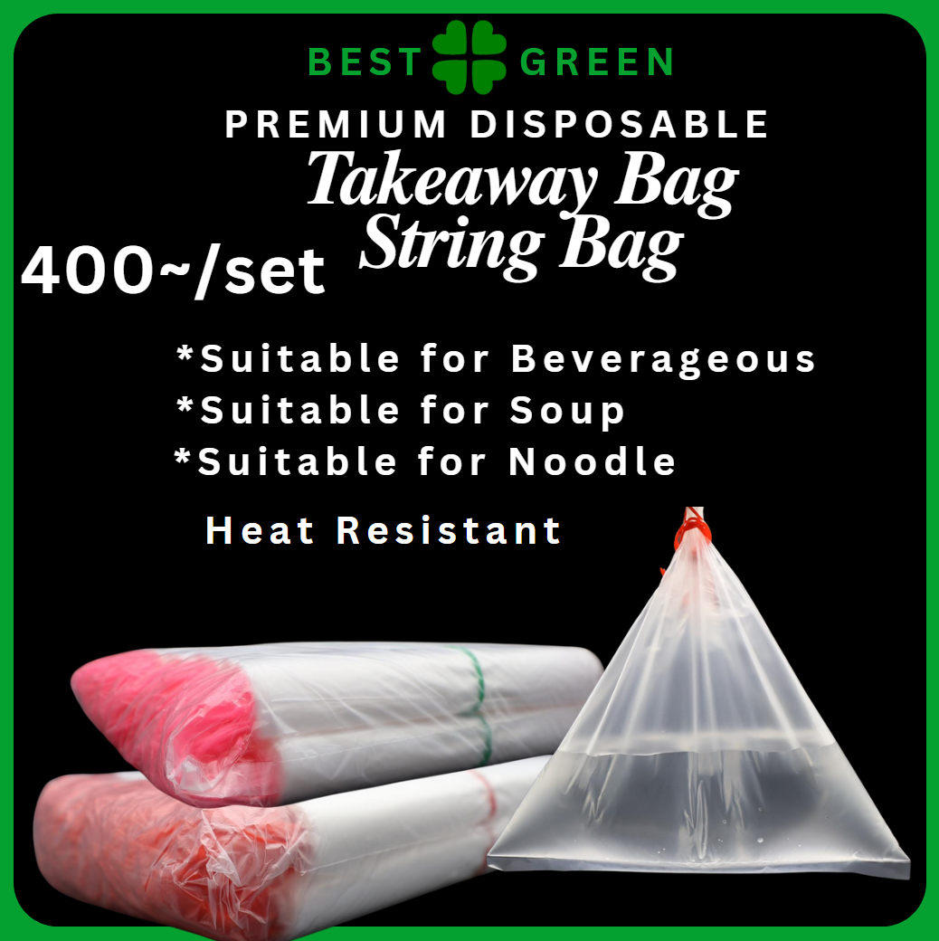 [✅SG READY STOCK] Disposable Carrier Bags / Plastic Bag With Handle