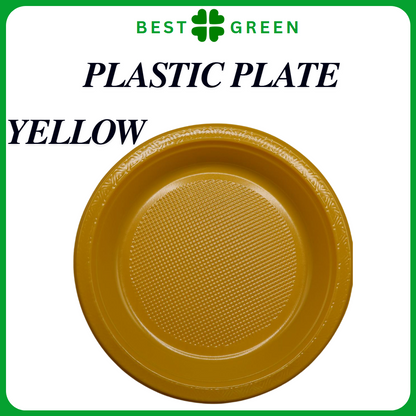 [50pcs/pack] Disposable Plastic Plate (6'' / 7'' / 9'' / 10'')  Multi Color Plastic Plate