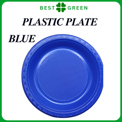 [50pcs/pack] Disposable Plastic Plate (6'' / 7'' / 9'' / 10'')  Multi Color Plastic Plate