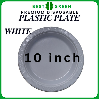 [50pcs/pack] Disposable Plastic Plate (6'' / 7'' / 9'' / 10'')  Multi Color Plastic Plate