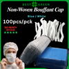 [100pcs / pck] Disposable Non-Woven Bouffant Cap | (Blue/white) | Unisex Hair Cap | Hair Cover