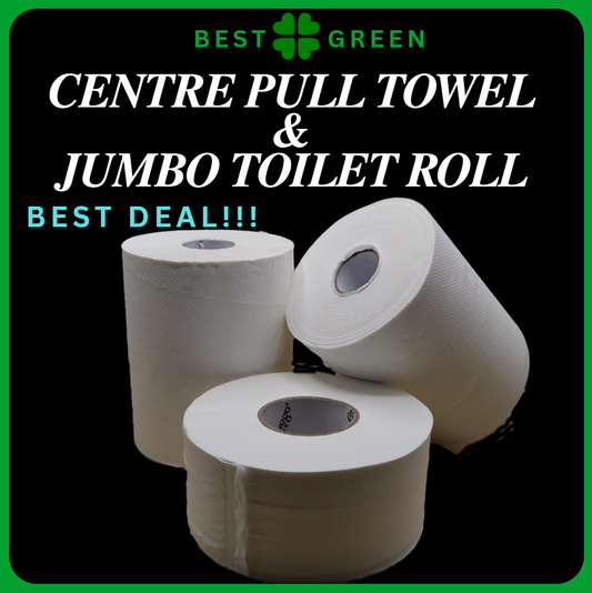 Centre Pull Towel [6 Rolls/Carton]/ Jumbo Toilet Roll [12 Rolls/Carton] hand towel toilet rolls soft