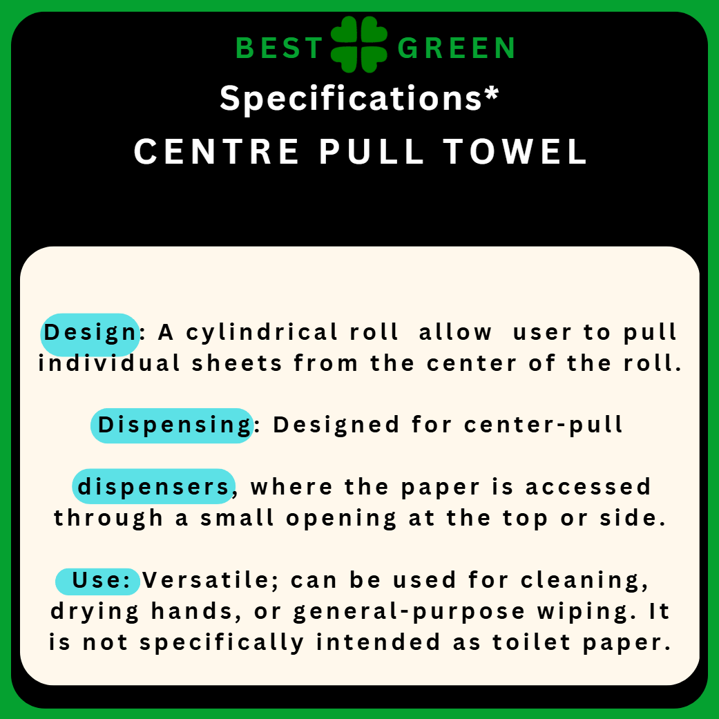 Centre Pull Towel [6 Rolls/Carton]/ Jumbo Toilet Roll [12 Rolls/Carton] hand towel toilet rolls soft