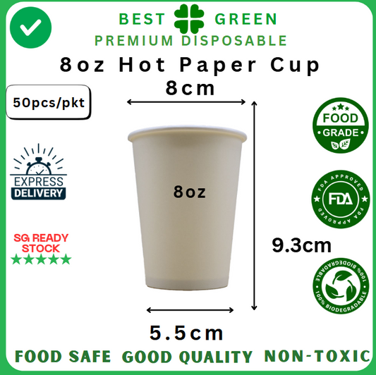 8oz Hot Paper Cup [1 ctn]