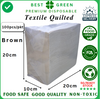 Disposable Textile Quilted Napkins [Brown] | 1 Ctn