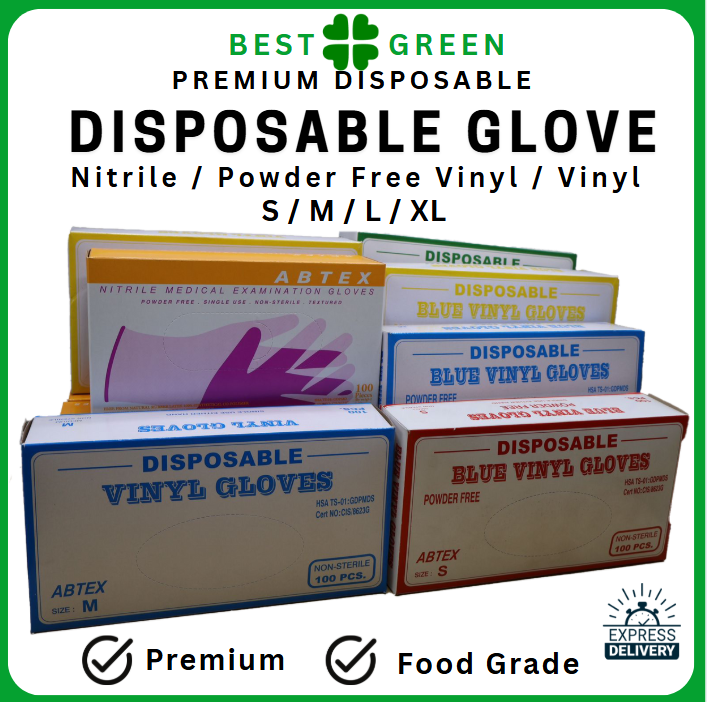 Disposable Purple Nitrile Medical Glove [Small] | Powder Free | 1 Ctn
