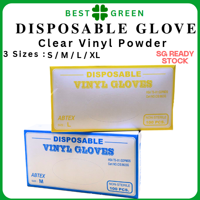 Disposable Clear Vinyl Glove [Extra Large] | Powdered | 1 Ctn