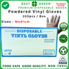 Disposable Vinyl Glove [Medium] | Powdered | 1ctn