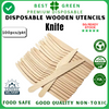 Disposable Wooden Knife [160mm] | 1 Ctn