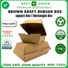 Disposable Burger Box [Rectangle] | 1 Ctn