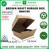 Disposable Burger Box [10.5 x 10.5cm] | 1 Ctn