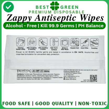Zappy Ultimate Antiseptic Wipes | [1 Ctn]