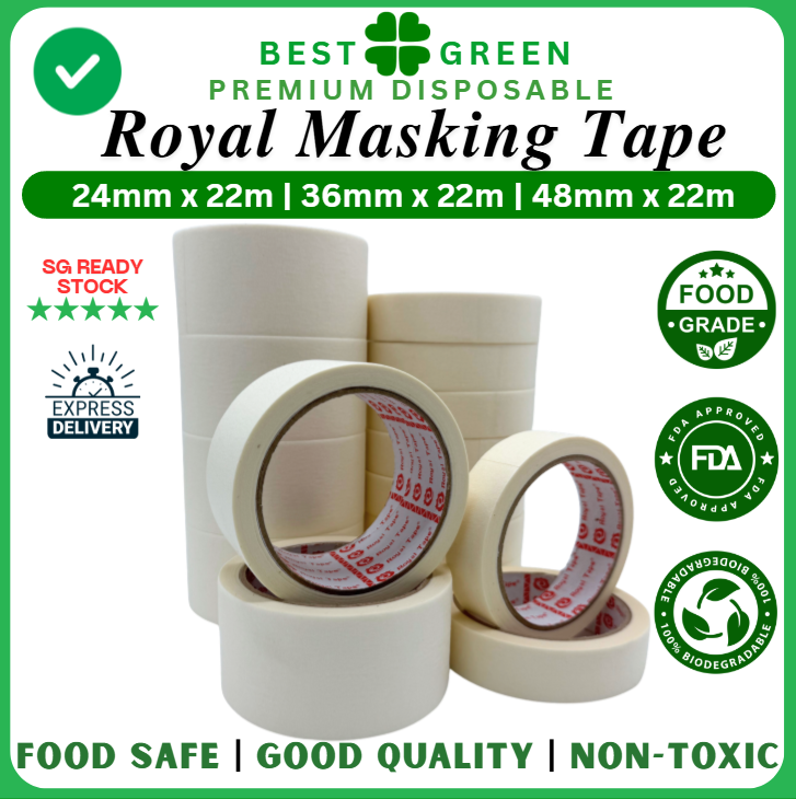 [48mm x 22m] Royal Masking Tape | [1 Ctn]