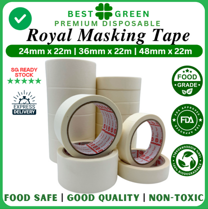 [48mm x 22m] Royal Masking Tape | [1 Ctn]