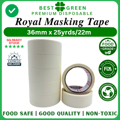 [36mm x 22m] Royal Masking Tape | 1 Ctn