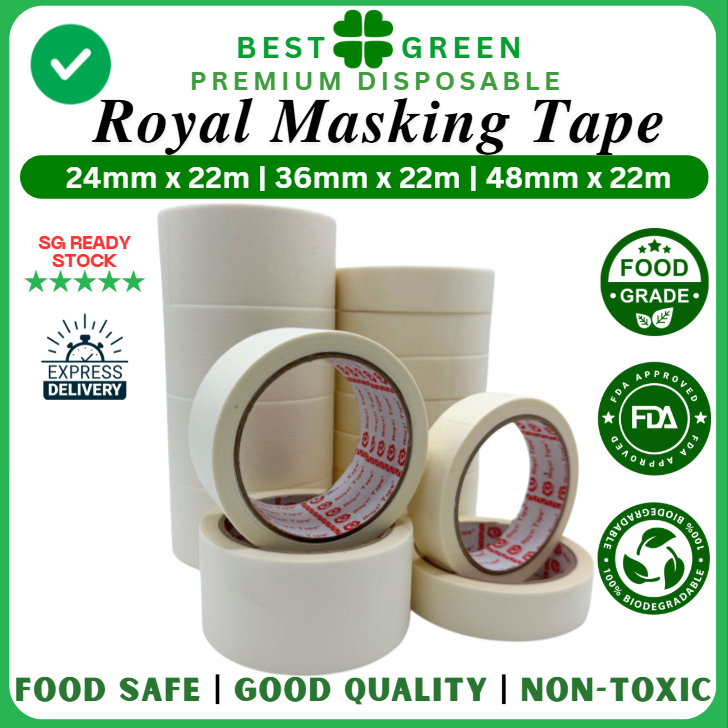 [36mm x 22m] Royal Masking Tape | 1 Ctn
