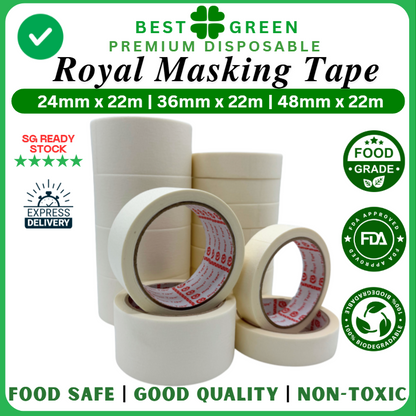 [36mm x 22m] Royal Masking Tape | 1 Ctn