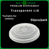 Plastic Injection Cups PP Lid* [1000ml] | 1 Ctn