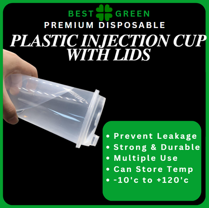 Plastic Injection Cup [500ml] | 1 Ctn