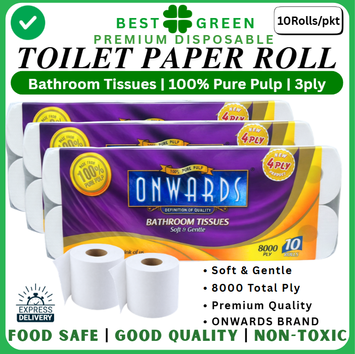 Onwards Toilet Paper Roll | [10 Rolls / pkt]