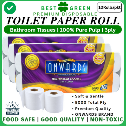 Onwards Toilet Paper Roll | [10 Rolls / pkt]