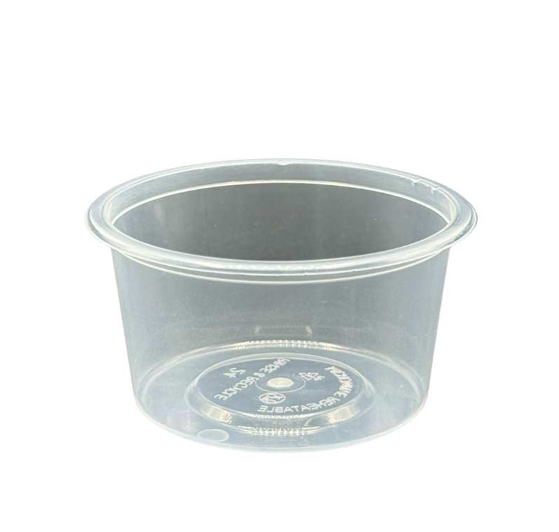 ✅SG READY STOCK [100PCS] Plastic Sauce Cup [80ml - T2 / 110ml - T4] & Lids | Sauce Container | Round Plastic Container