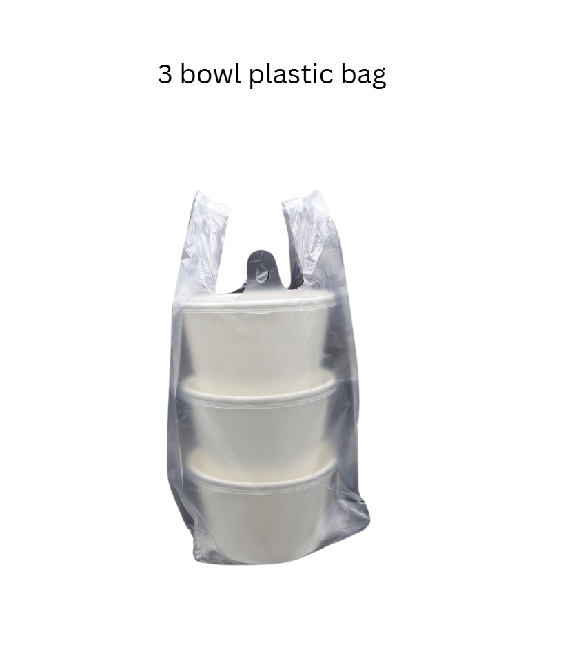 [✅SG READY STOCK] Disposable Carrier Bags / Plastic Bag With Handle