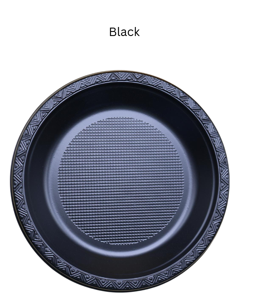 [50pcs/pack] Disposable Plastic Plate (6'' / 7'' / 9'' / 10'')  Multi Color Plastic Plate
