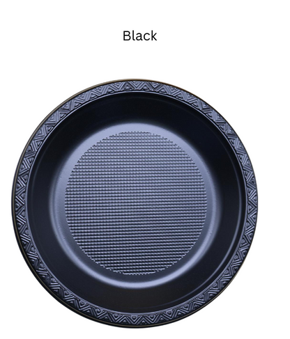 [50pcs/pack] Disposable Plastic Plate (6'' / 7'' / 9'' / 10'')  Multi Color Plastic Plate