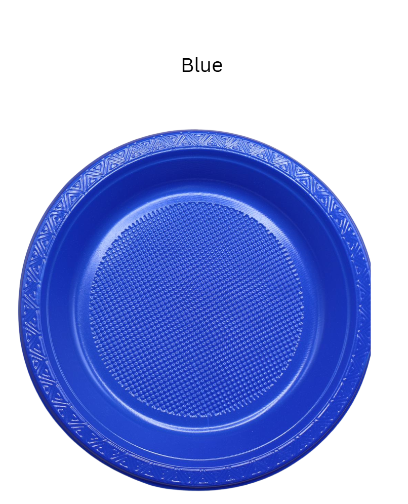 [50pcs/pack] Disposable Plastic Plate (6'' / 7'' / 9'' / 10'')  Multi Color Plastic Plate
