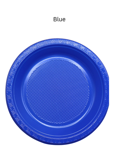[50pcs/pack] Disposable Plastic Plate (6'' / 7'' / 9'' / 10'')  Multi Color Plastic Plate