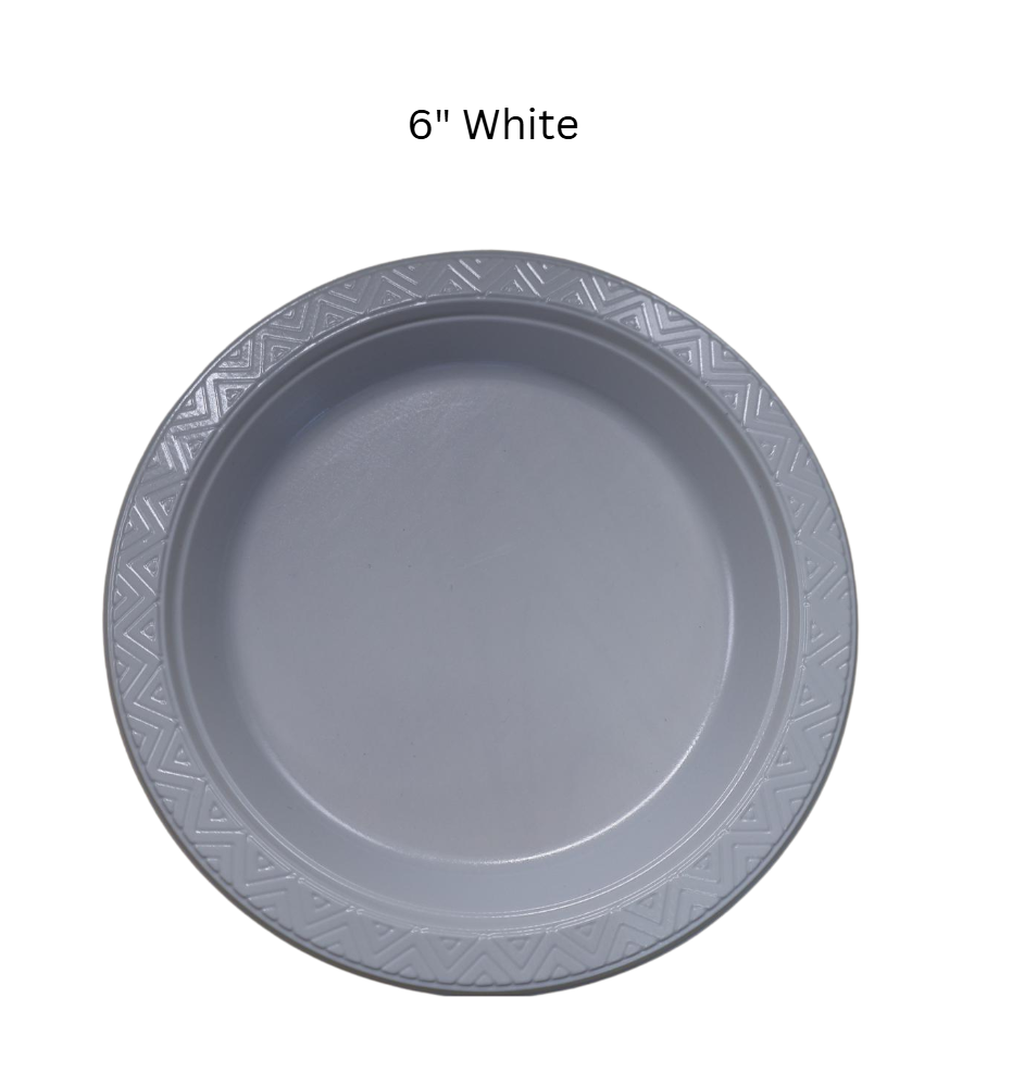 [50pcs/pack] Disposable Plastic Plate (6'' / 7'' / 9'' / 10'')  Multi Color Plastic Plate