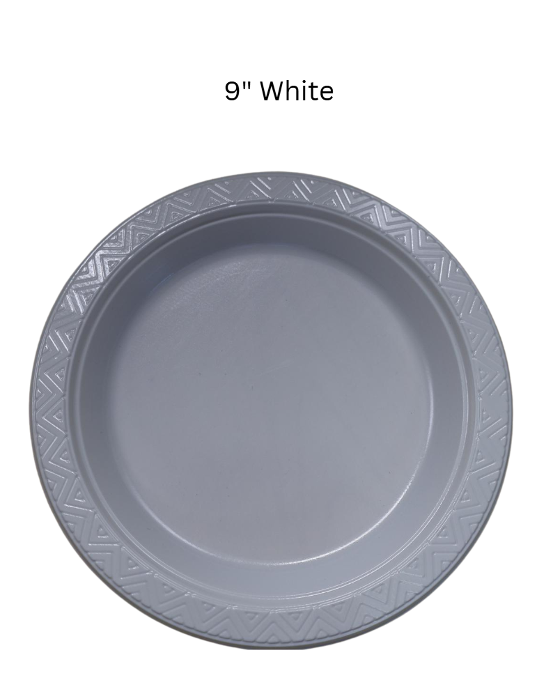 [50pcs/pack] Disposable Plastic Plate (6'' / 7'' / 9'' / 10'')  Multi Color Plastic Plate