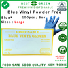 Disposable Blue Vinyl Glove [Large] | Powder Free | 1 Ctn