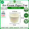 Disposable [4oz] Ice Cream Paper Cup | 1 Ctn