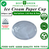 Disposable [Clear Lid] Ice Cream Cup [4oz & 5oz] | 1 Ctn