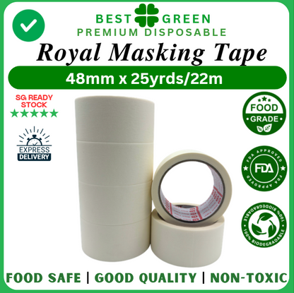 [48mm x 22m] Royal Masking Tape | [1 Ctn]