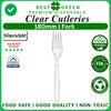 Disposable [180mm] Clear Fork | 1 Ctn